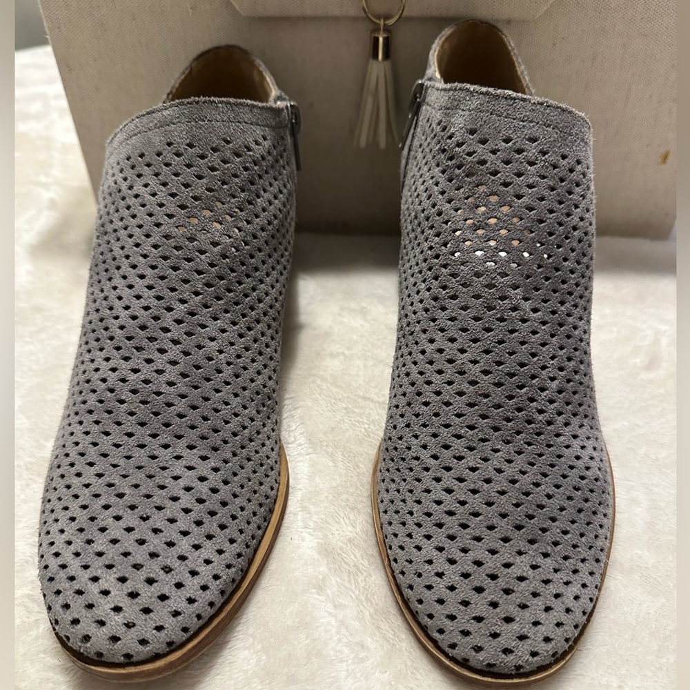 Lucky Brand Baylah Perforated Ankle Booties